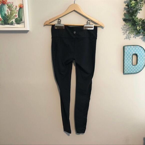 Athleta Legging Revelation Tights Sparkle Black M - Picture 4 of 6